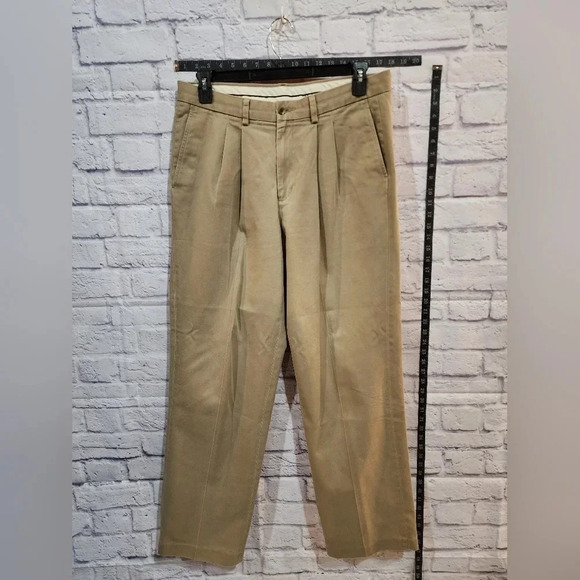 Eddie Bauer Kaki Slacks 34x34 Vintage - Picture 1 of 6